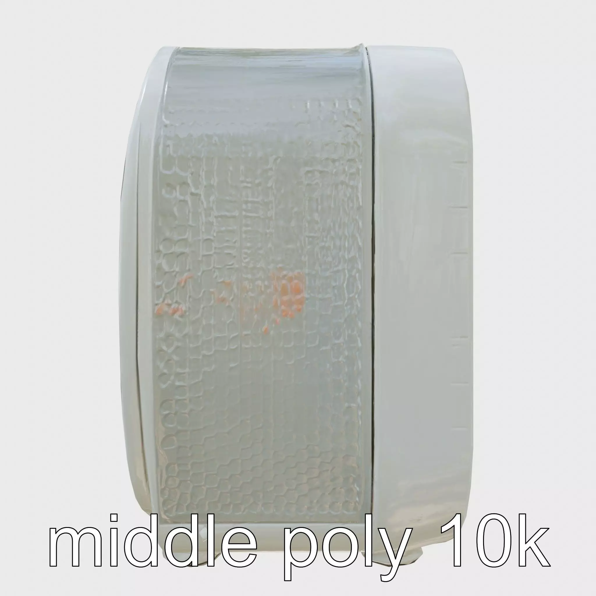 Cyberpunk Air Purifier with Plasma Filters Low-poly 3D model