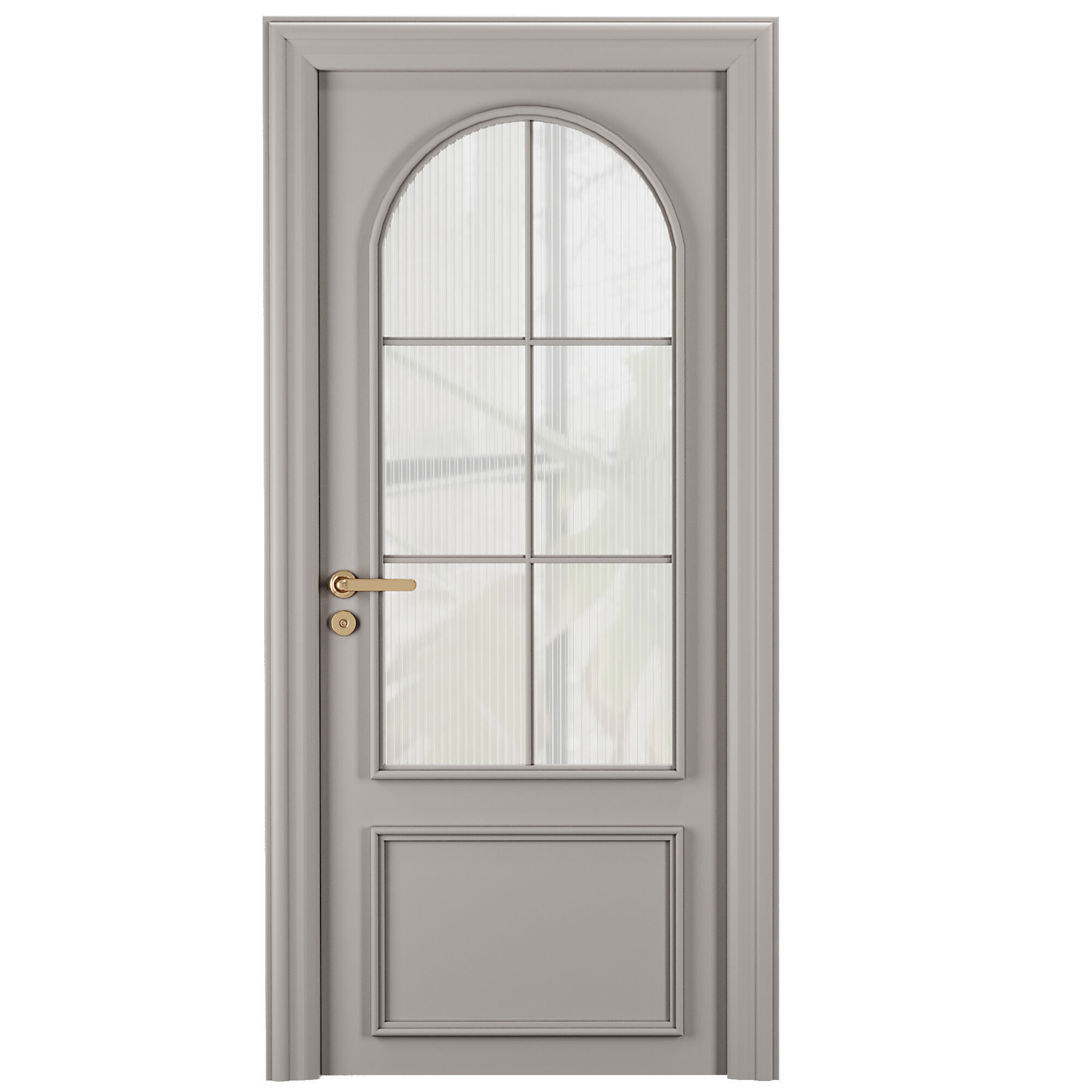 Entrance door set114 3D model_1