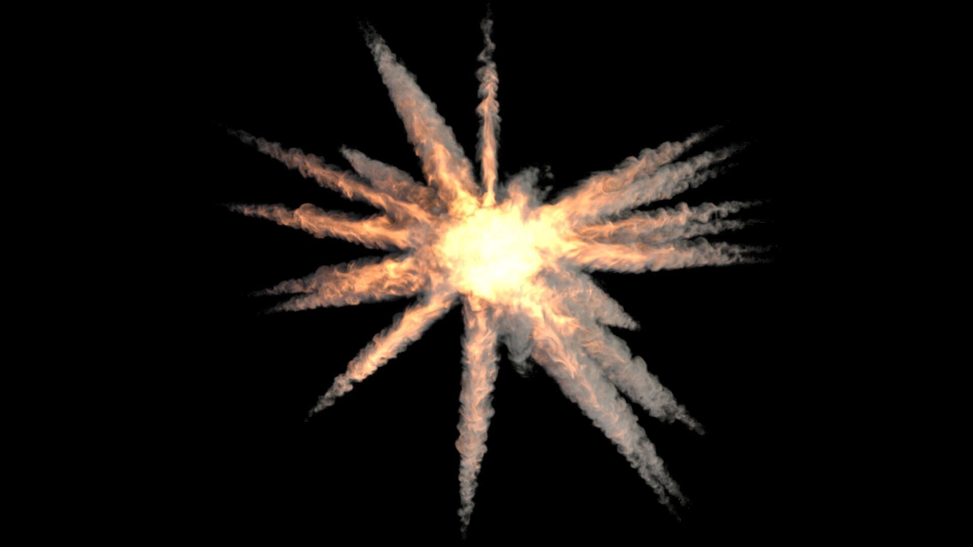 Mortar Explosion 1 VDB 3D model_4