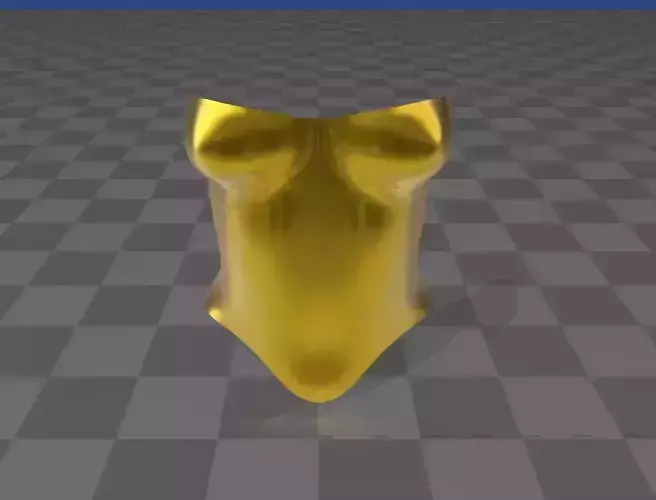 Fashion Accessories Shirt Cup Modern 3D print model