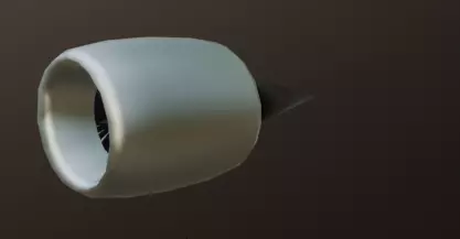 Realistic Jet Engine 3D Model 3D model_0