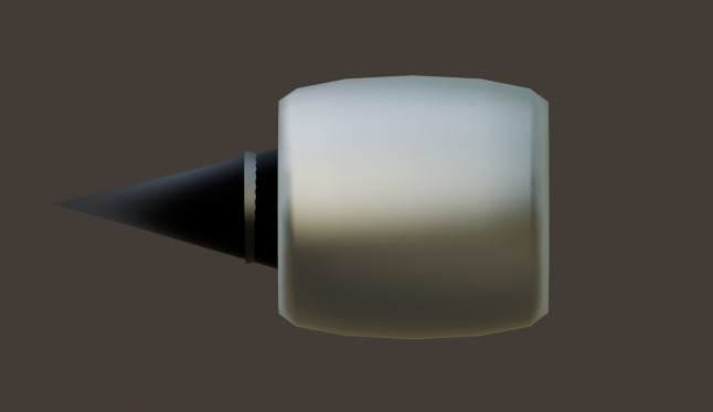 Realistic Jet Engine 3D Model 3D model_2