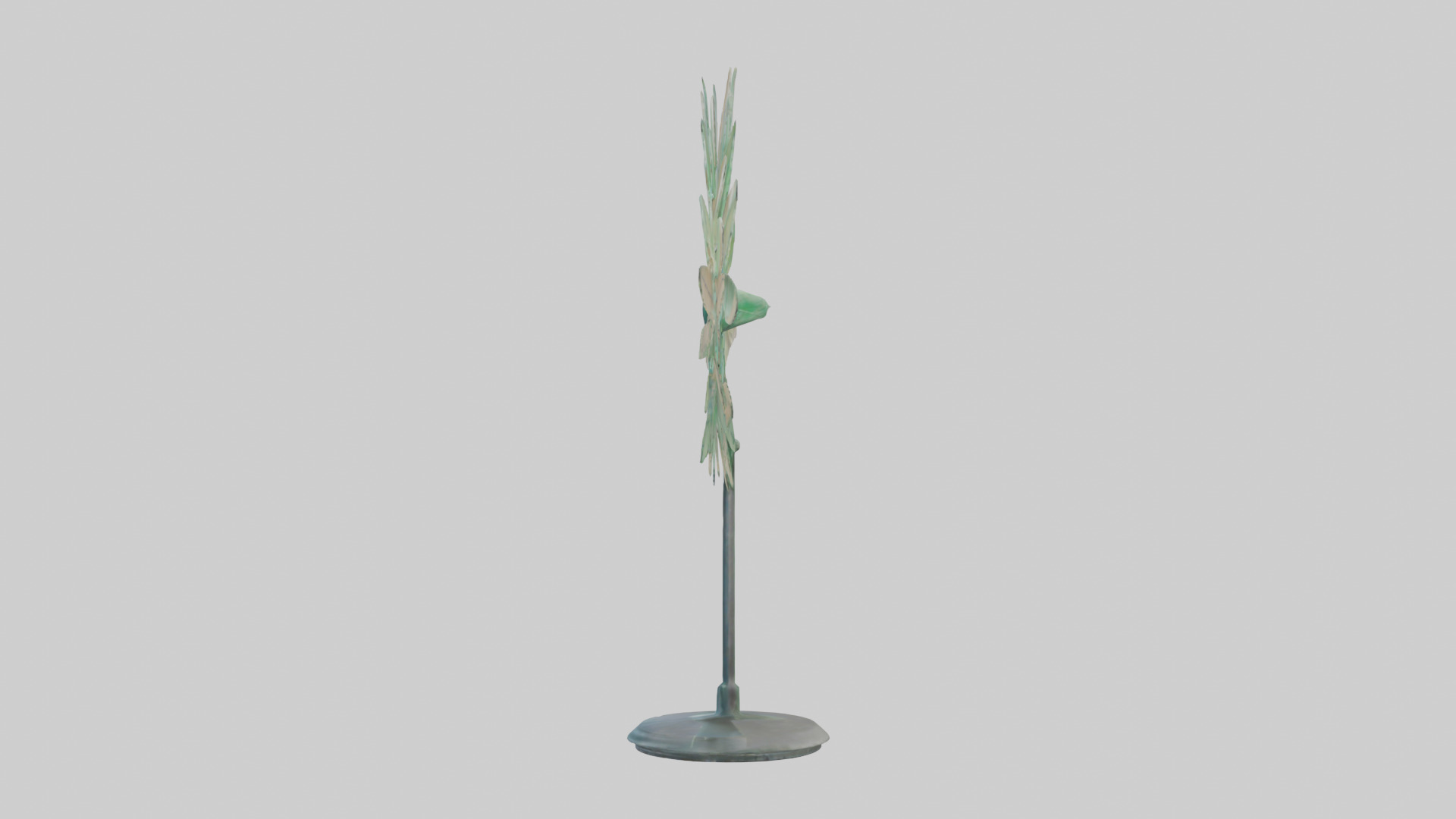 Gossamer Leaves sculpture model Low-poly 3D model_12