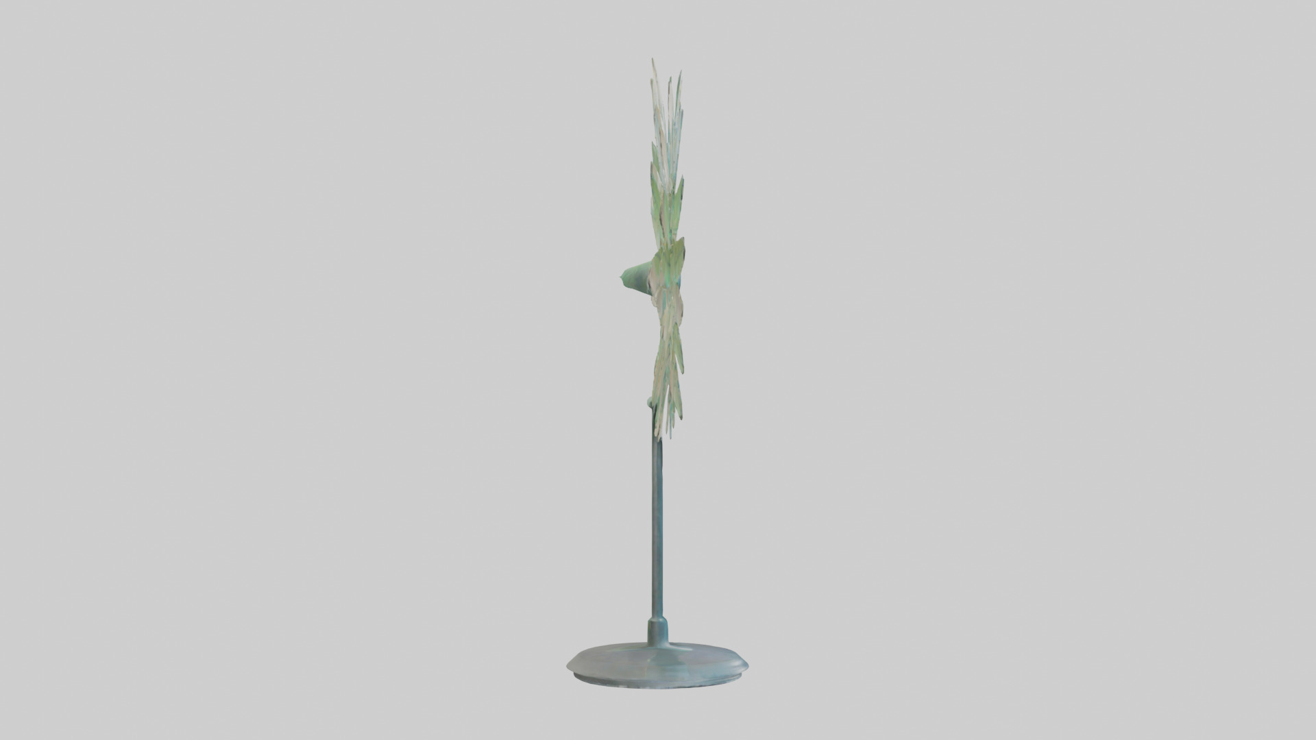 Gossamer Leaves sculpture model Low-poly 3D model_13