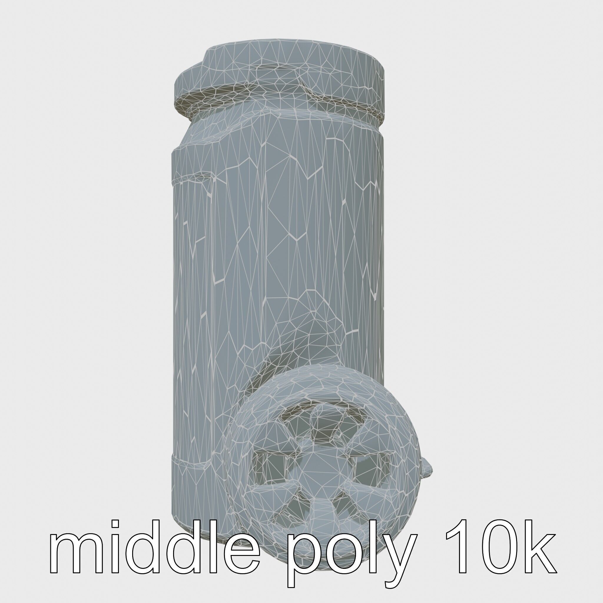 Robotic Water Filter with Self-cleaning Function Low-poly 3D model_30