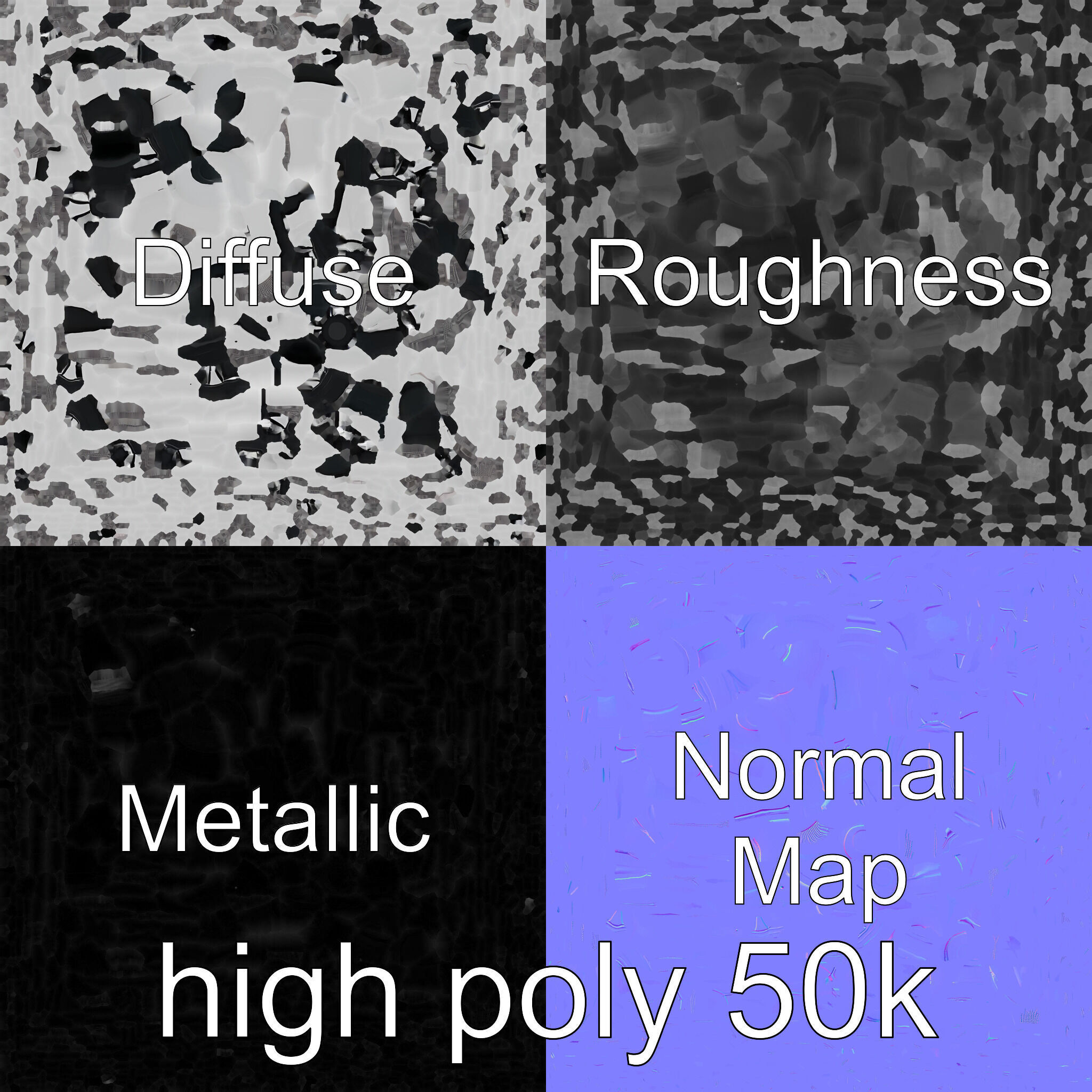 Robotic Water Filter with Self-cleaning Function Low-poly 3D model_29