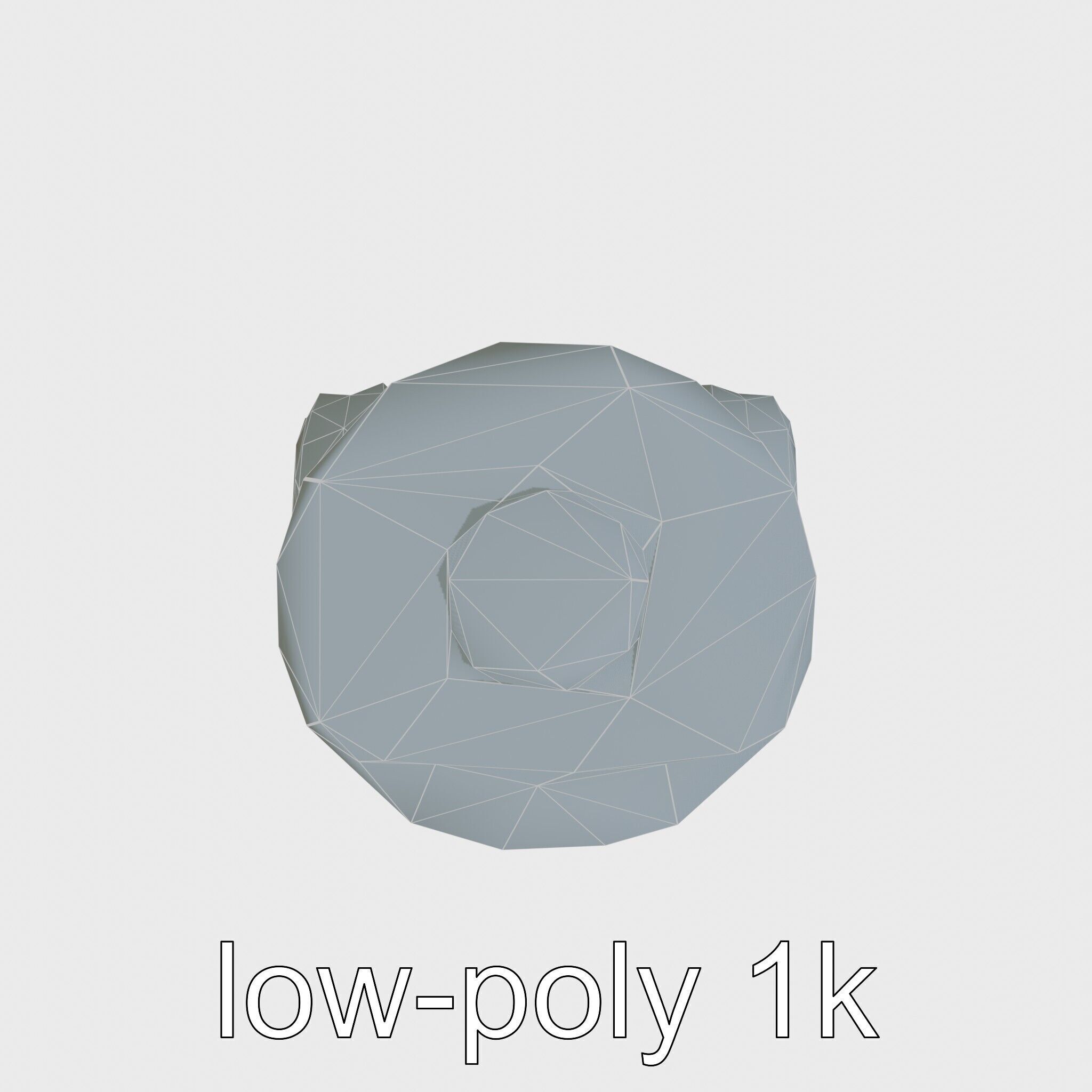 Robotic Water Filter with Self-cleaning Function Low-poly 3D model_20