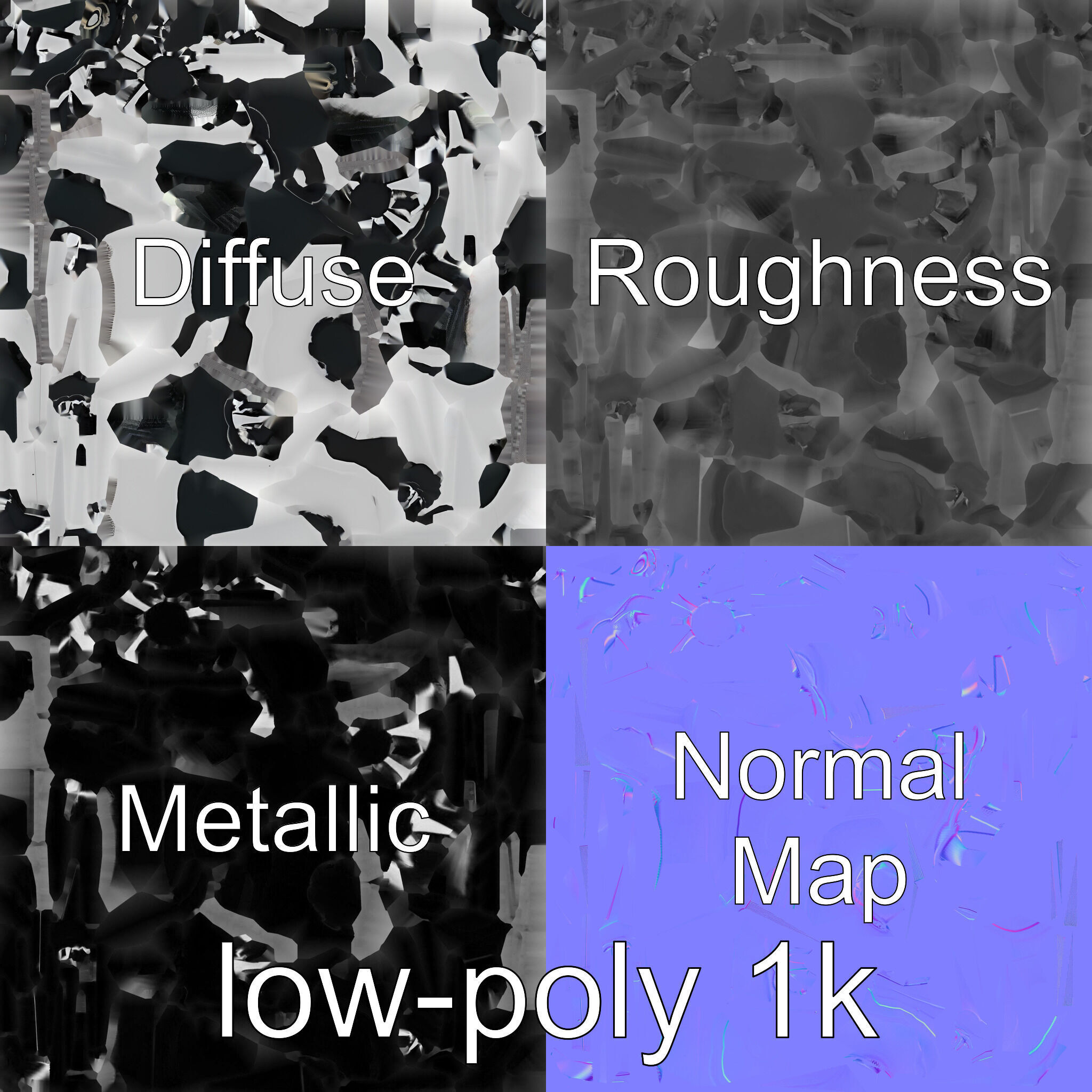 Robotic Water Filter with Self-cleaning Function Low-poly 3D model_4