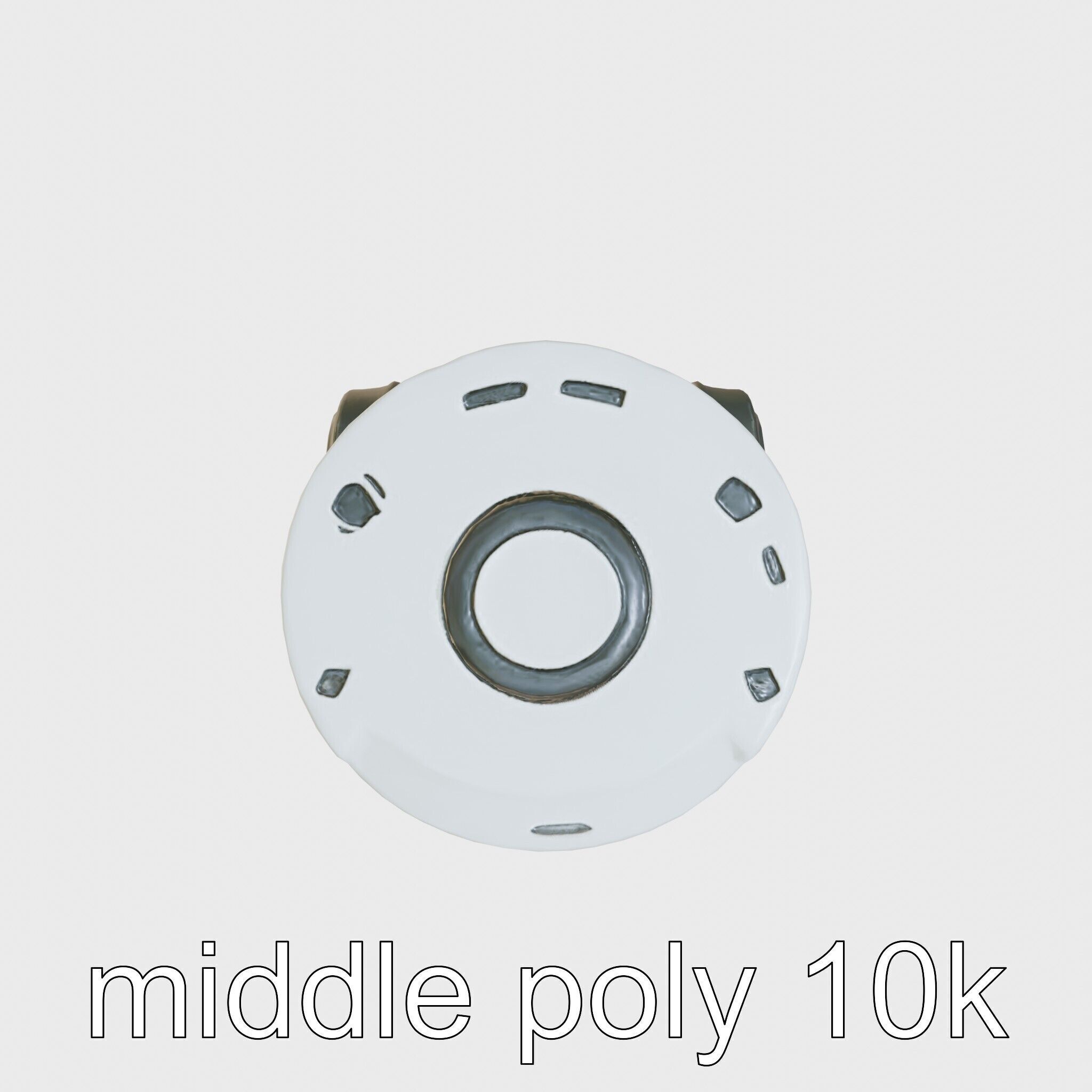 Robotic Water Filter with Self-cleaning Function Low-poly 3D model_17