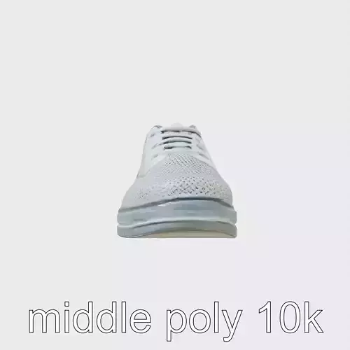 Futuristic Shoe Cleaner with Steam Disinfection System Low-poly 3D model