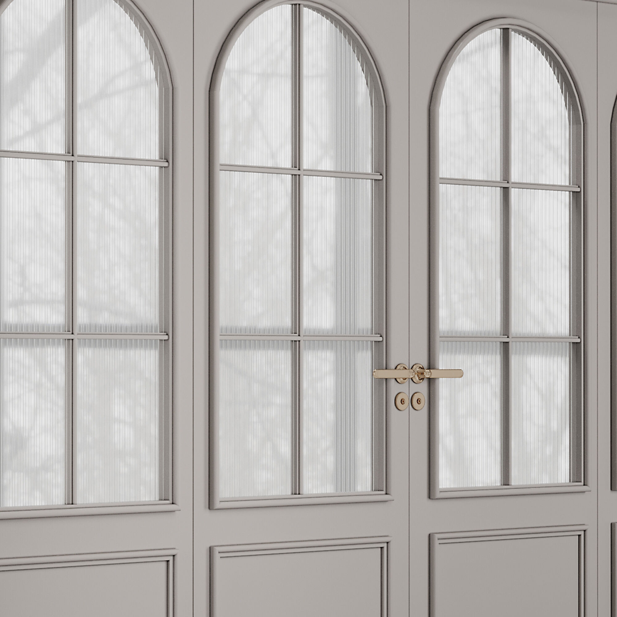 Entrance door set112 3D model_2