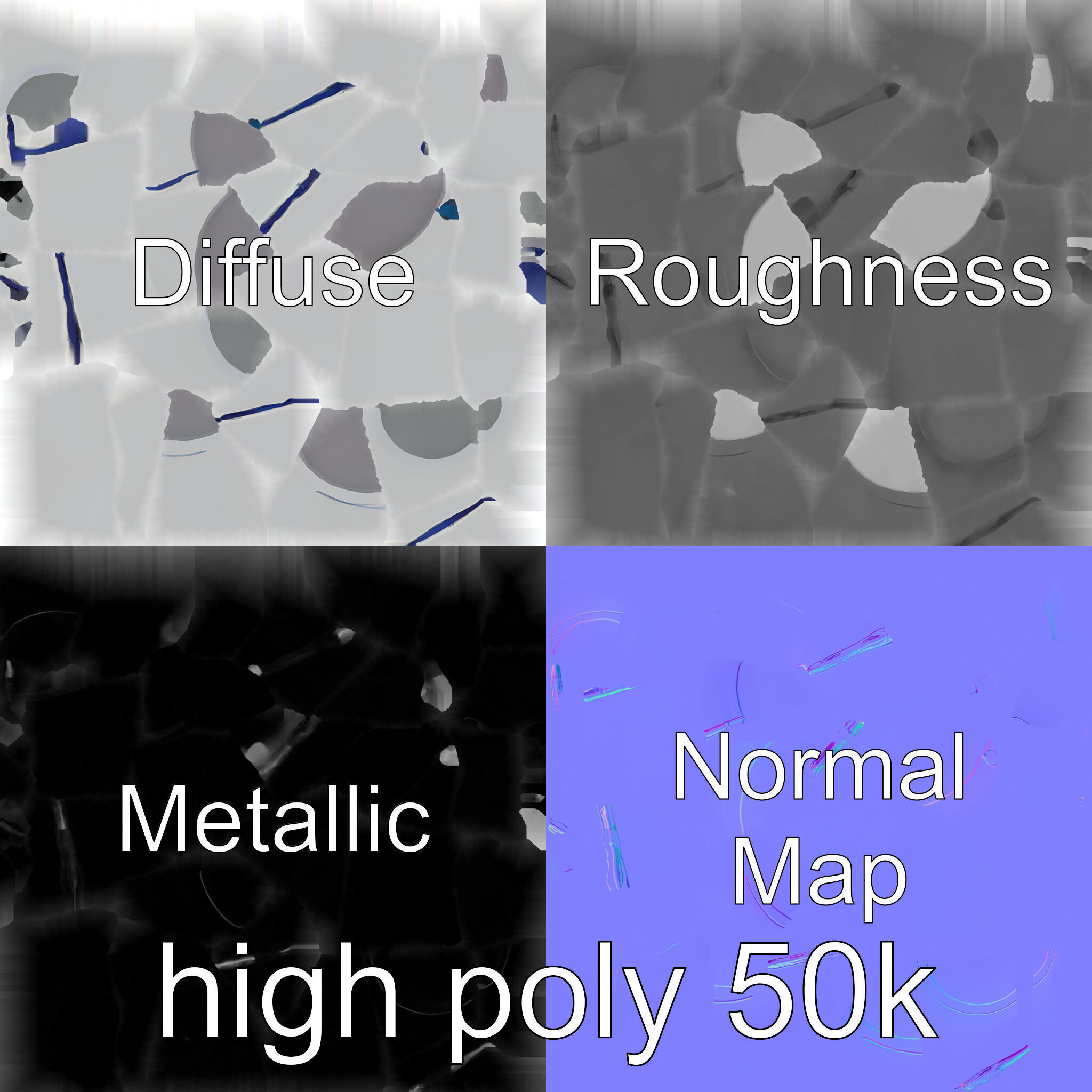 Bionic Air Freshener System with Fragrance Selection Low-poly 3D model_29