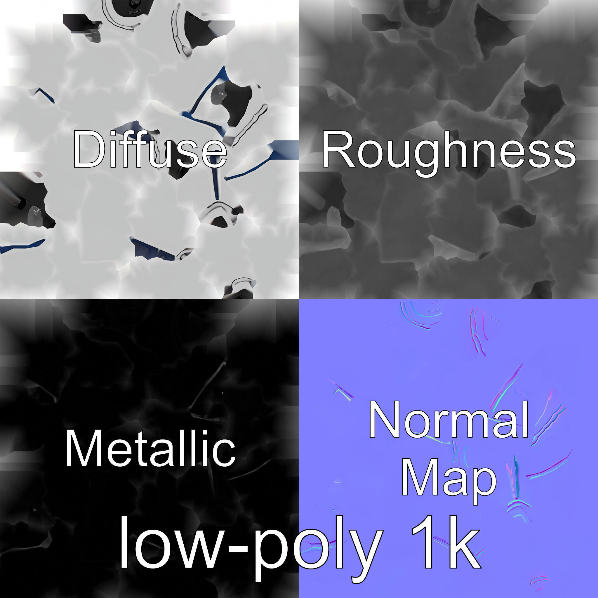 Bionic Air Freshener System with Fragrance Selection Low-poly 3D model_4