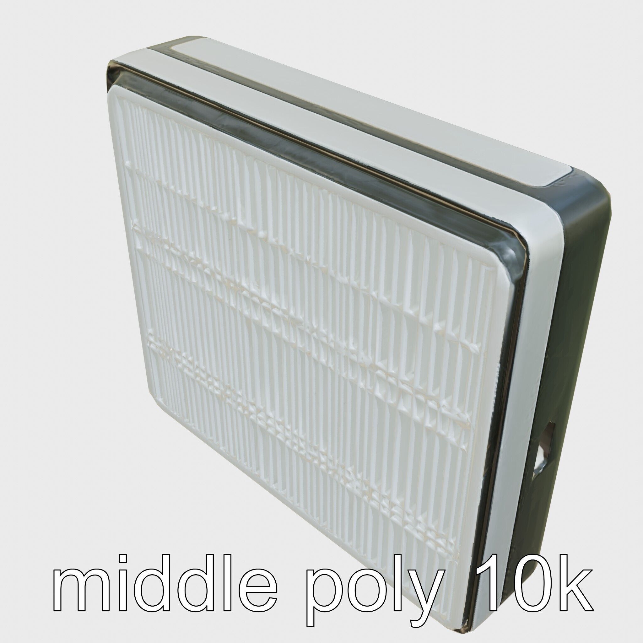 Bionic Air Purifier Filter with Aromatization Feature Low-poly 3D model_12