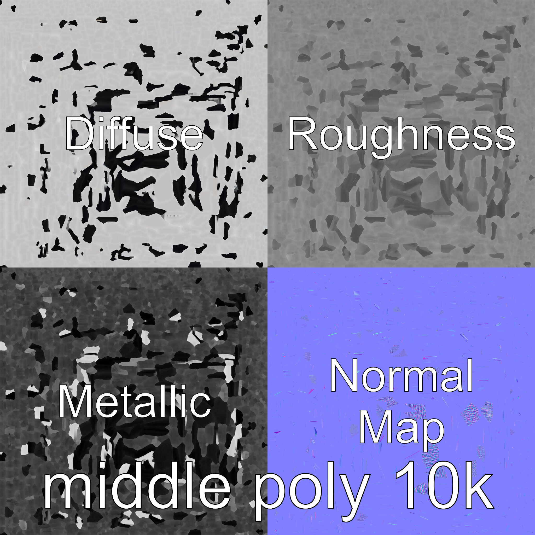 Bionic Air Purifier Filter with Aromatization Feature Low-poly 3D model_33