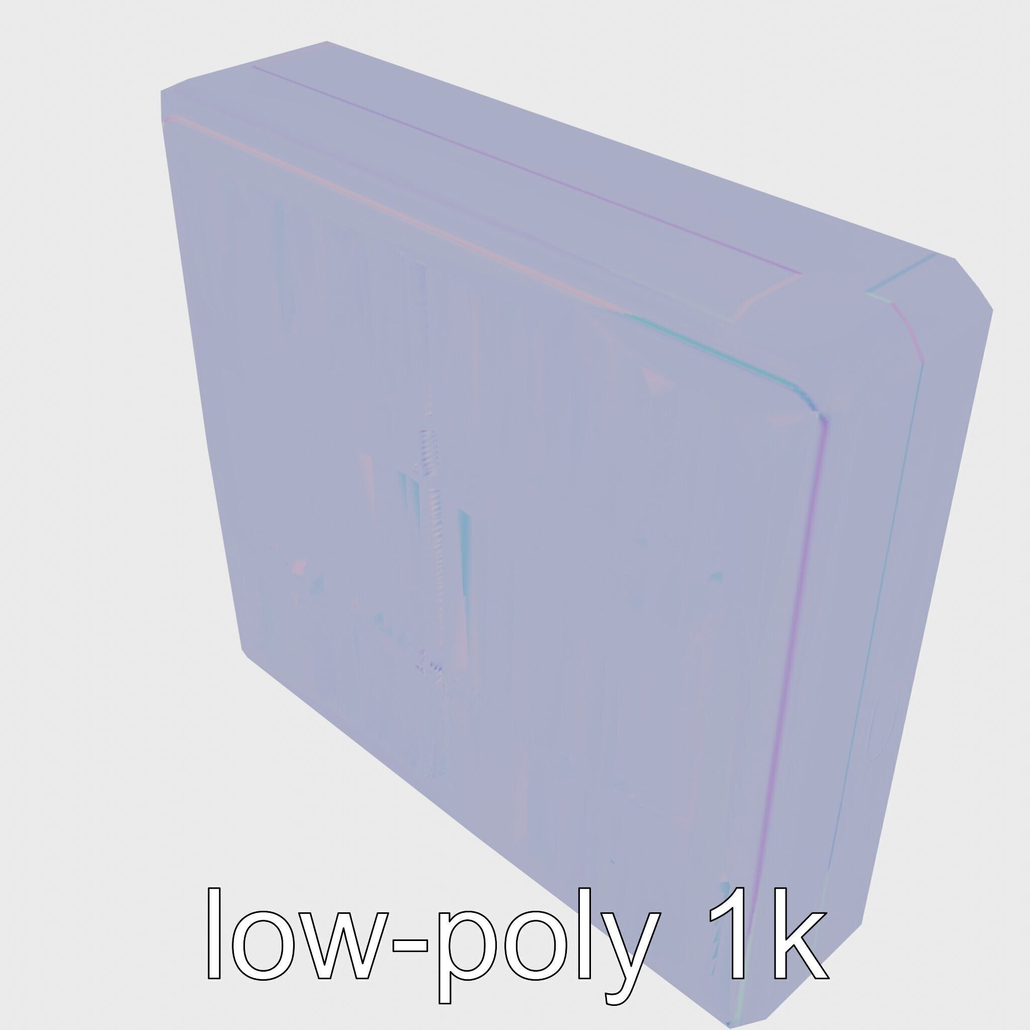 Bionic Air Purifier Filter with Aromatization Feature Low-poly 3D model_17