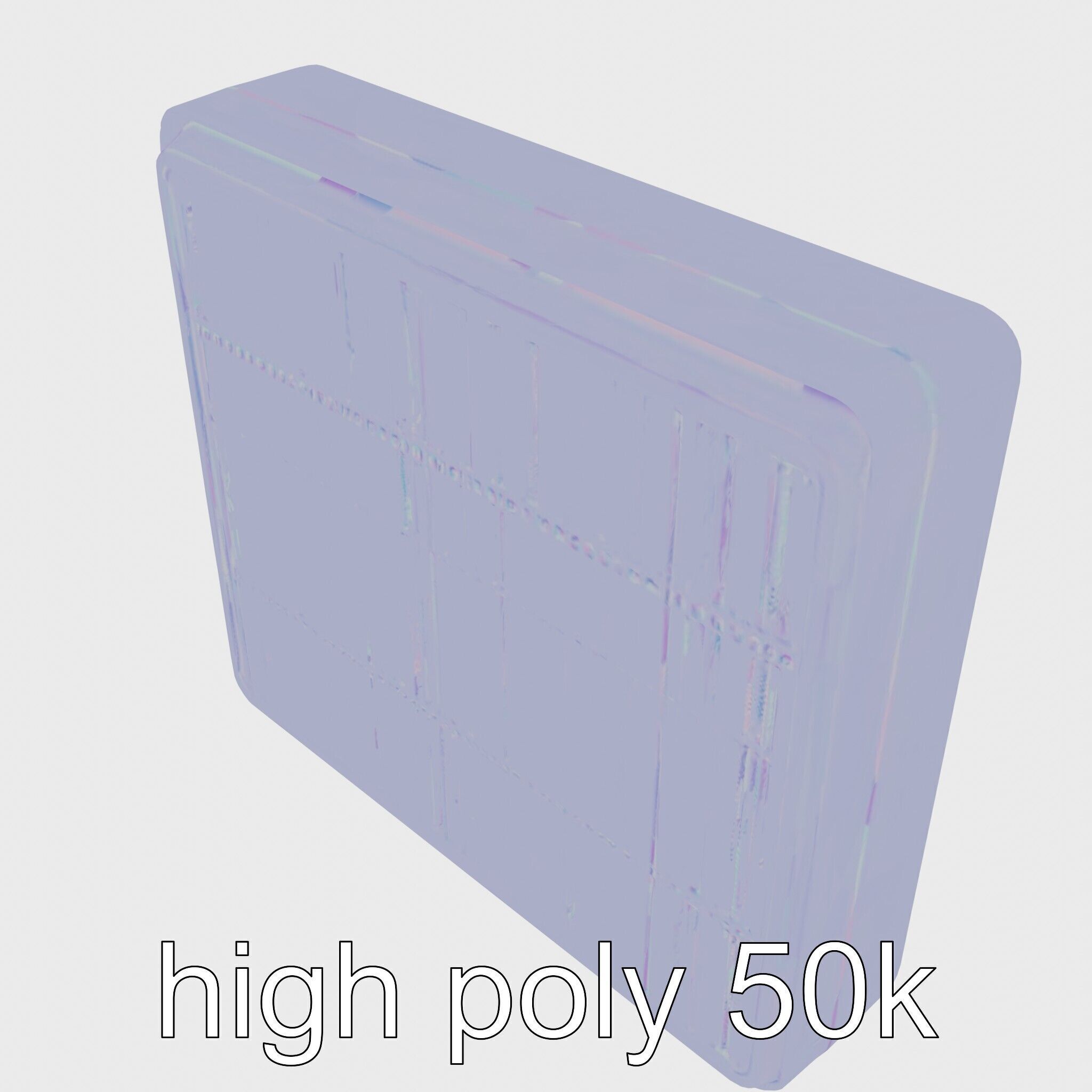 Bionic Air Purifier Filter with Aromatization Feature Low-poly 3D model_26