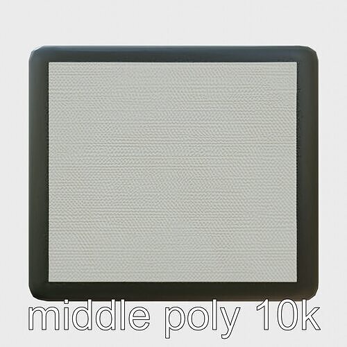 Bionic Air Purifier Filter with Aromatization Feature Low-poly 3D model