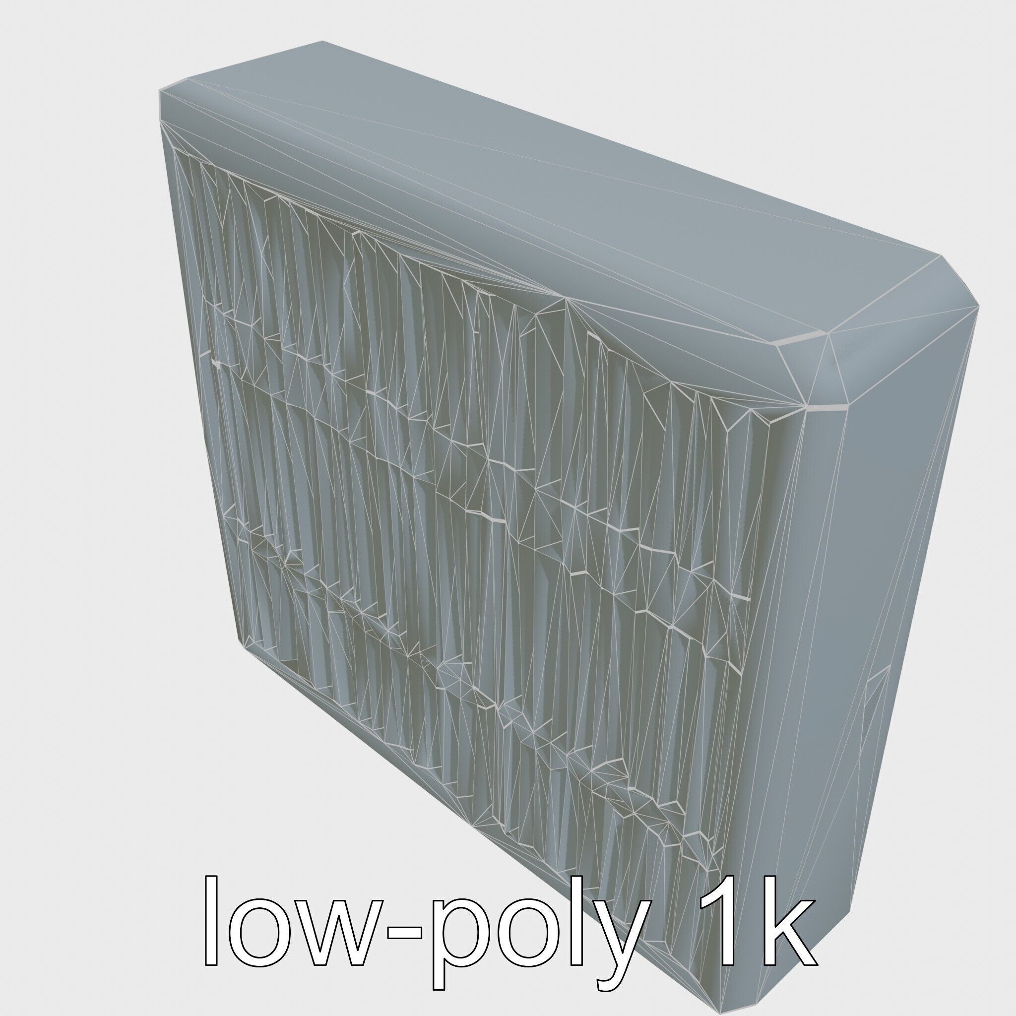 Bionic Air Purifier Filter with Aromatization Feature Low-poly 3D model_29