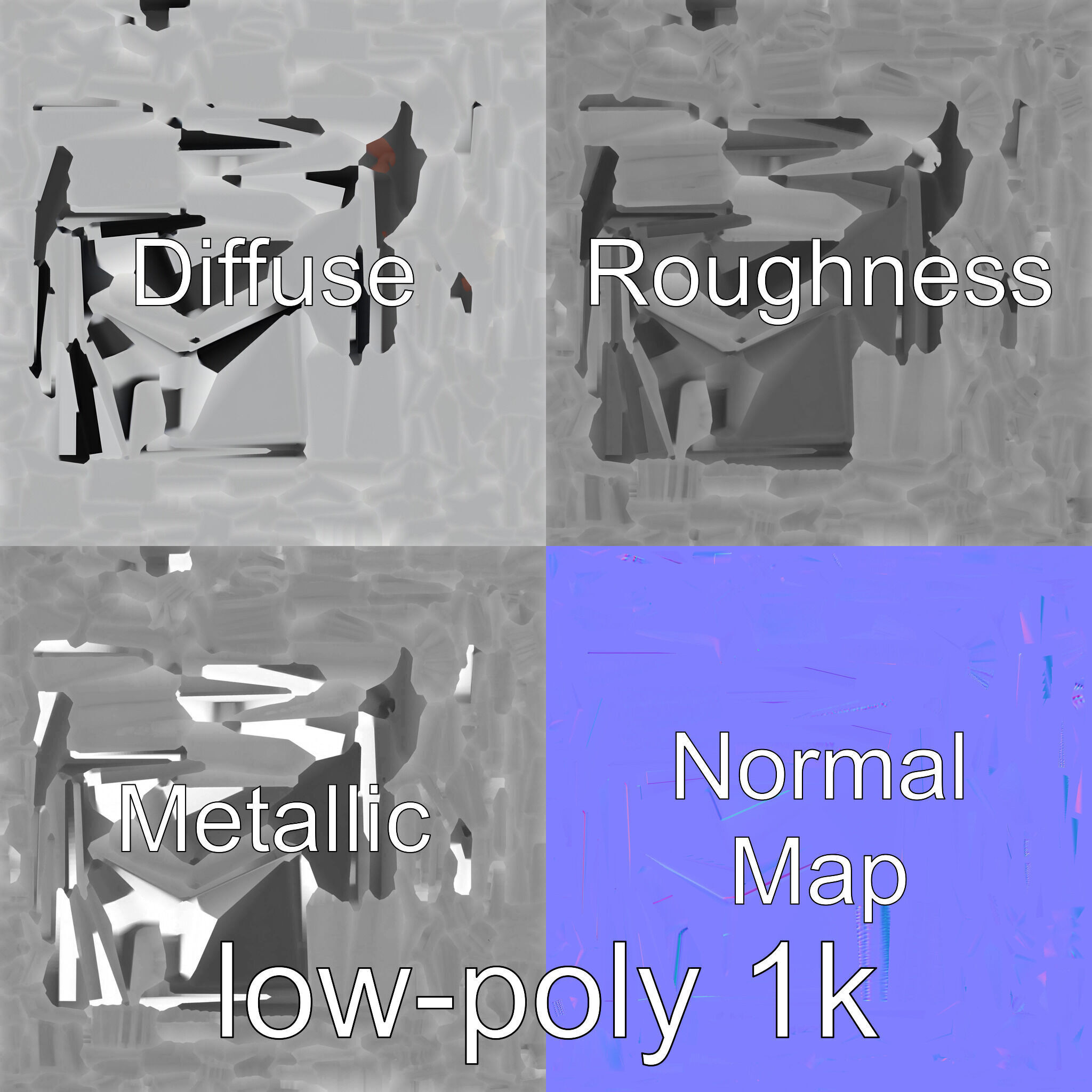 Bionic Air Purifier Filter with Aromatization Feature Low-poly 3D model_4