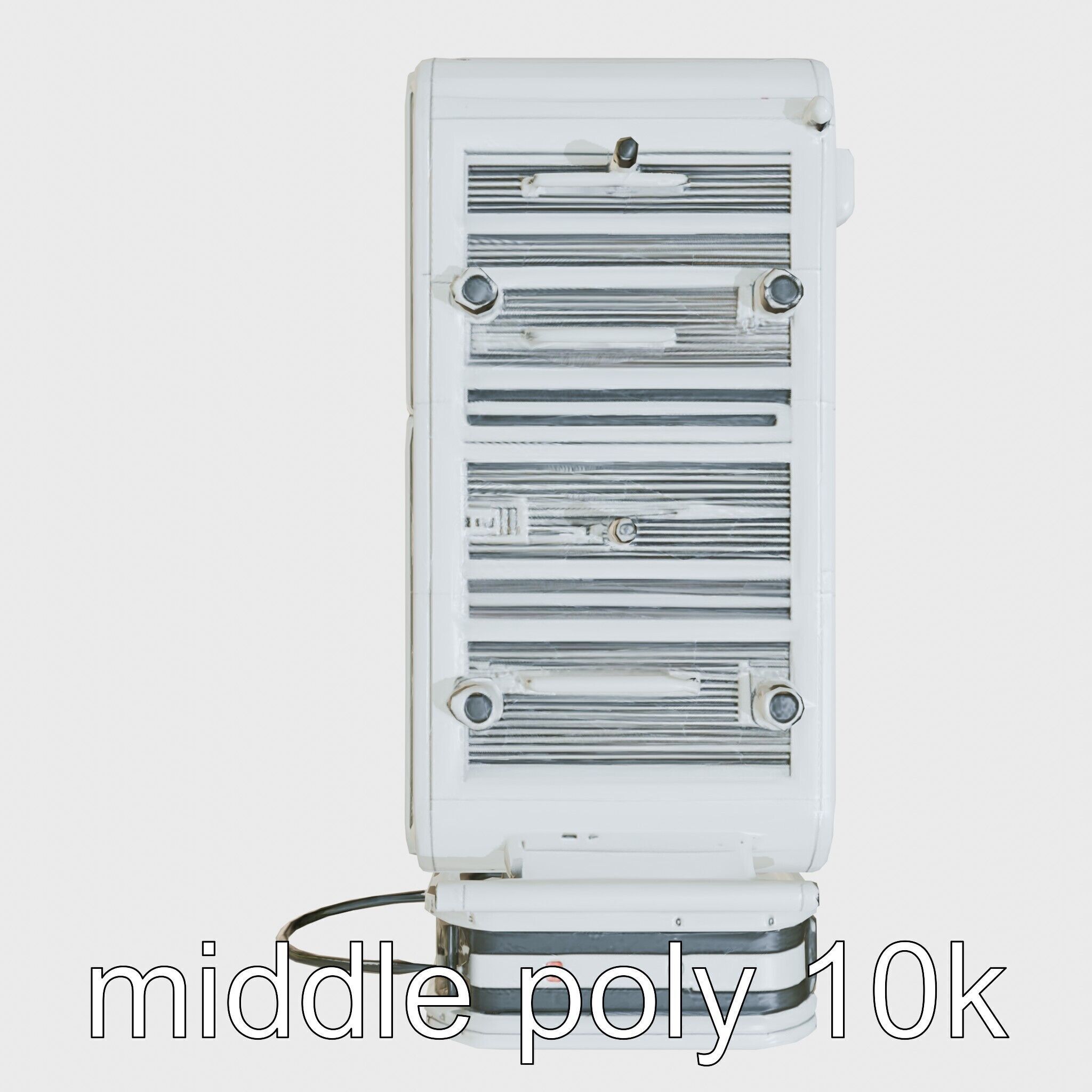 Cybernetic Waste Collection and Sorting System Low-poly 3D model_12