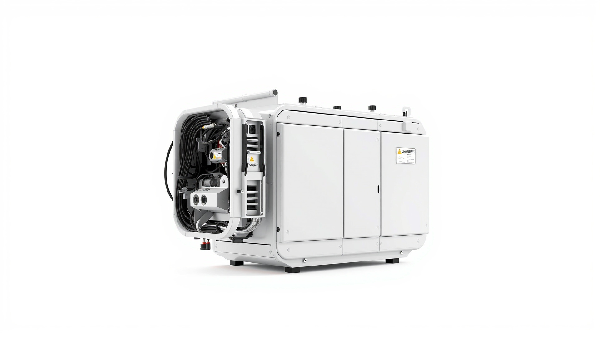 Cybernetic Waste Collection and Sorting System Low-poly 3D model_6