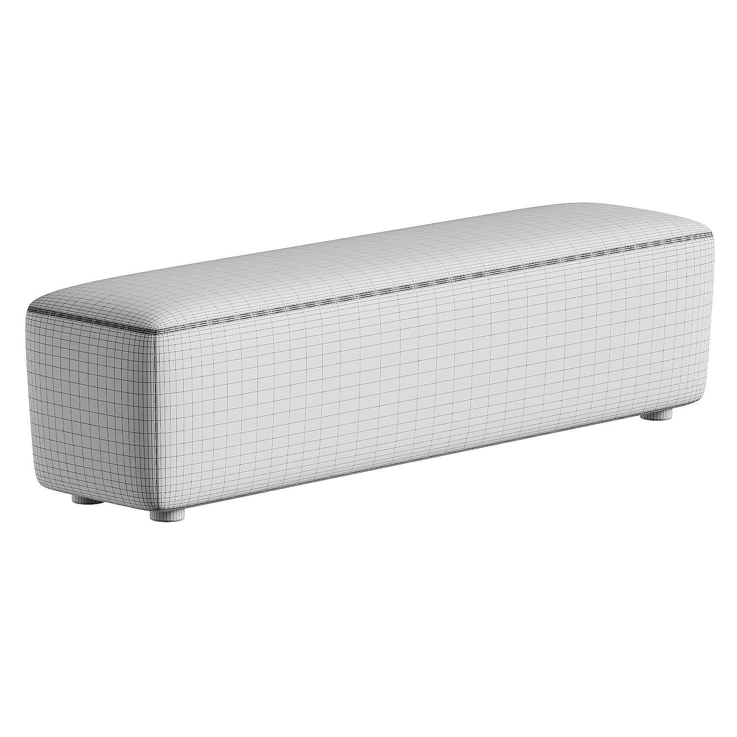 bench dado 3D model_6