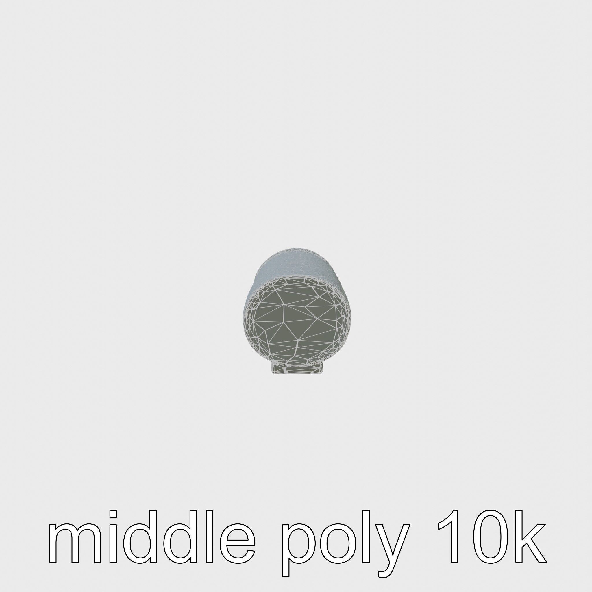 Futuristic Hyperloop Transport Capsule Low-poly 3D model_9