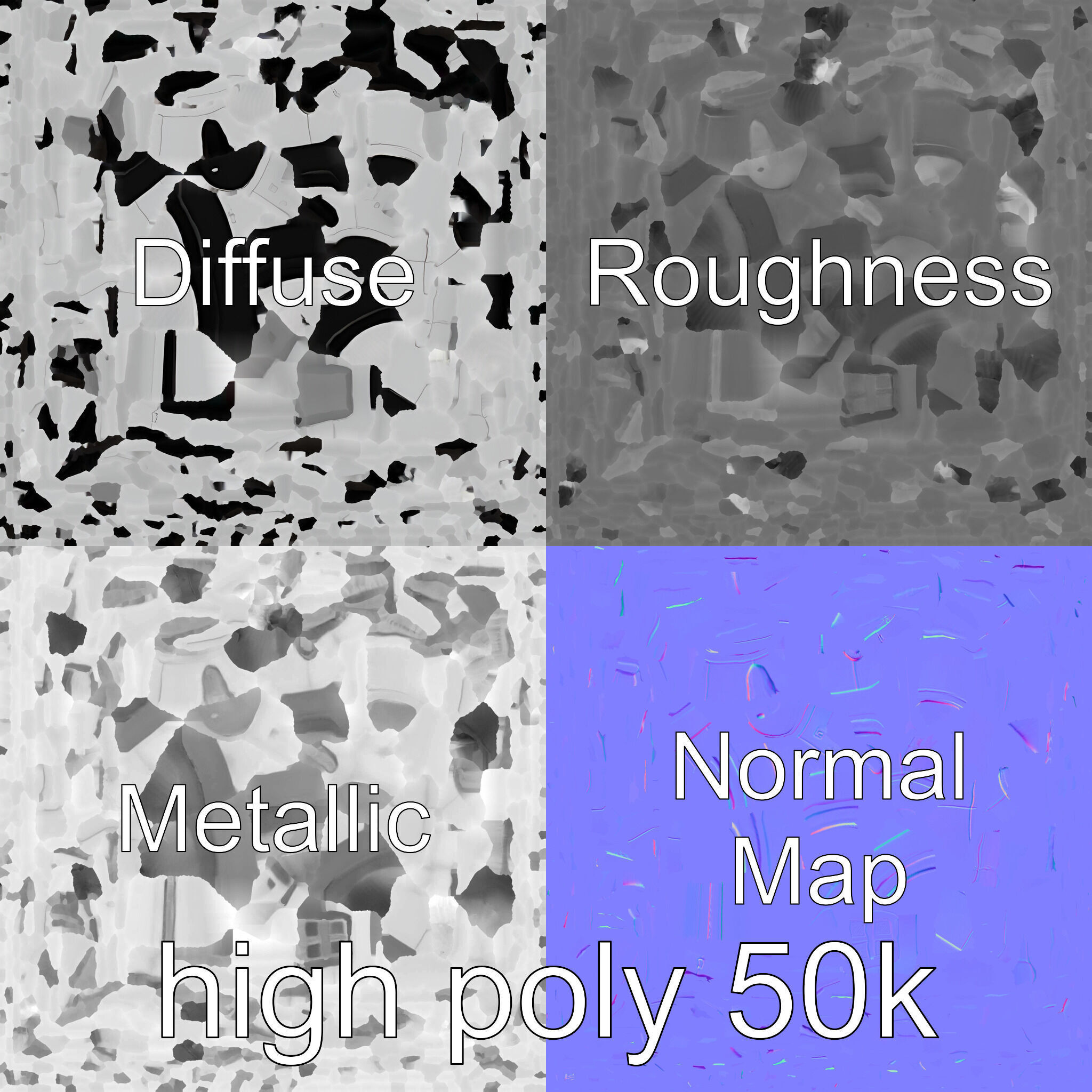 Futuristic Hyperloop Transport Capsule Low-poly 3D model_31