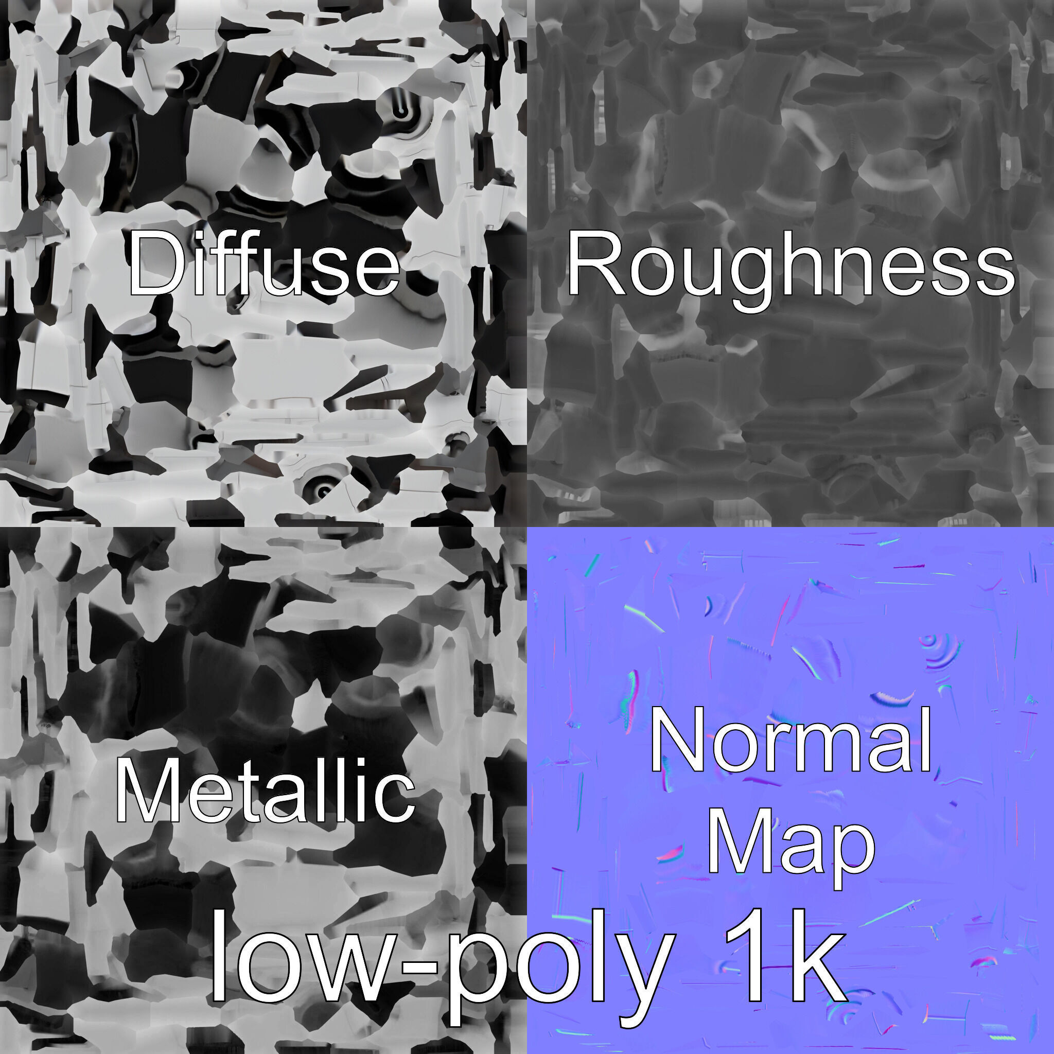 Futuristic Hyperloop Transport Capsule Low-poly 3D model_4