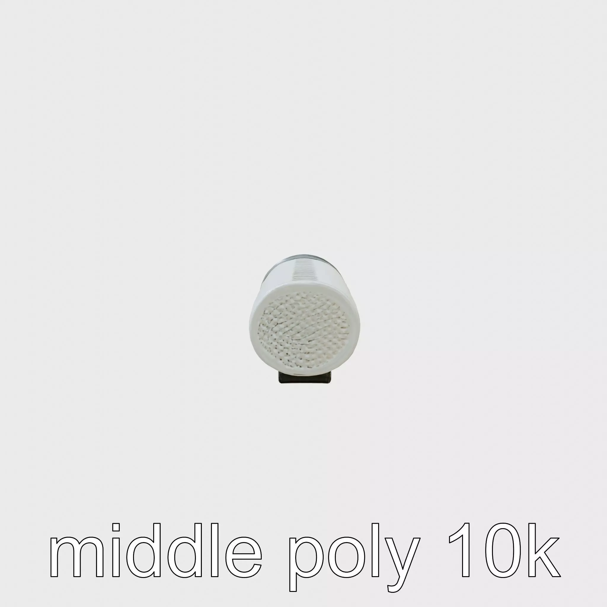 Futuristic Hyperloop Transport Capsule Low-poly 3D model_0