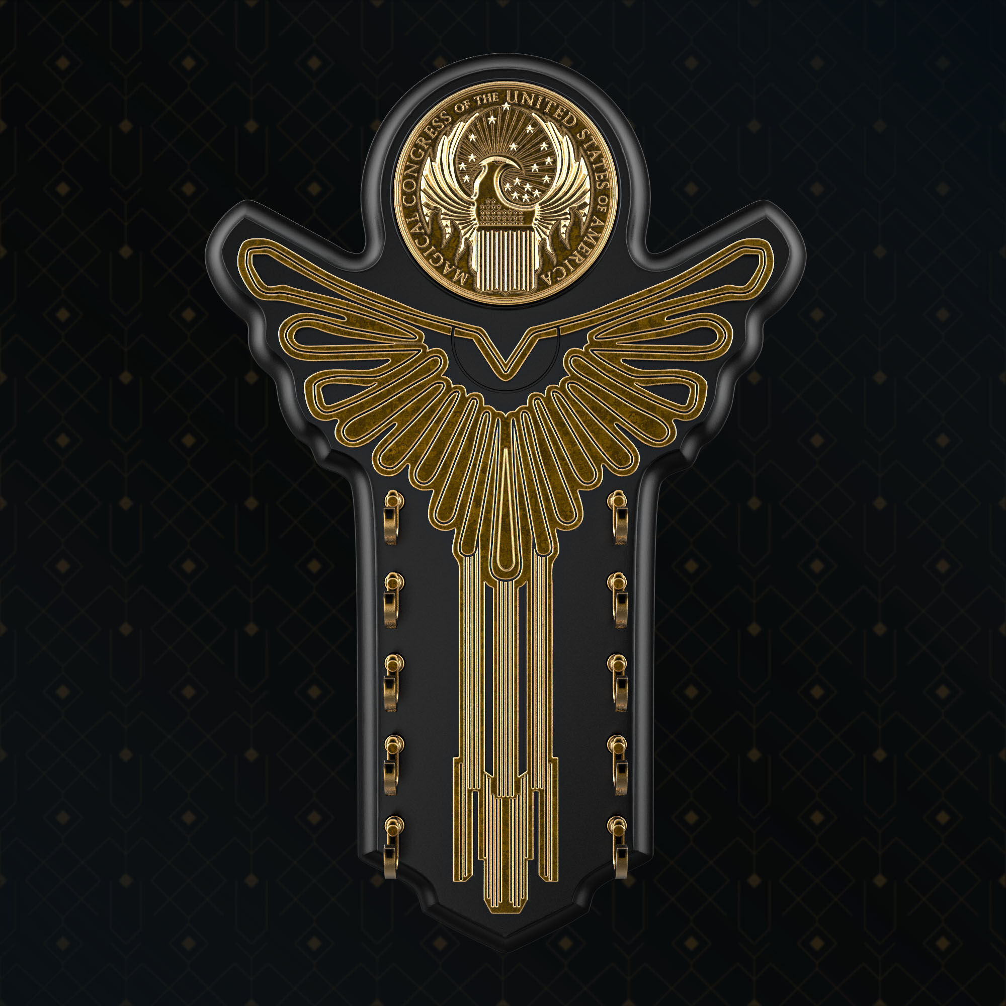 Fantastic Wands Display - Only Display - MACUSA Inspired 3D print model_3