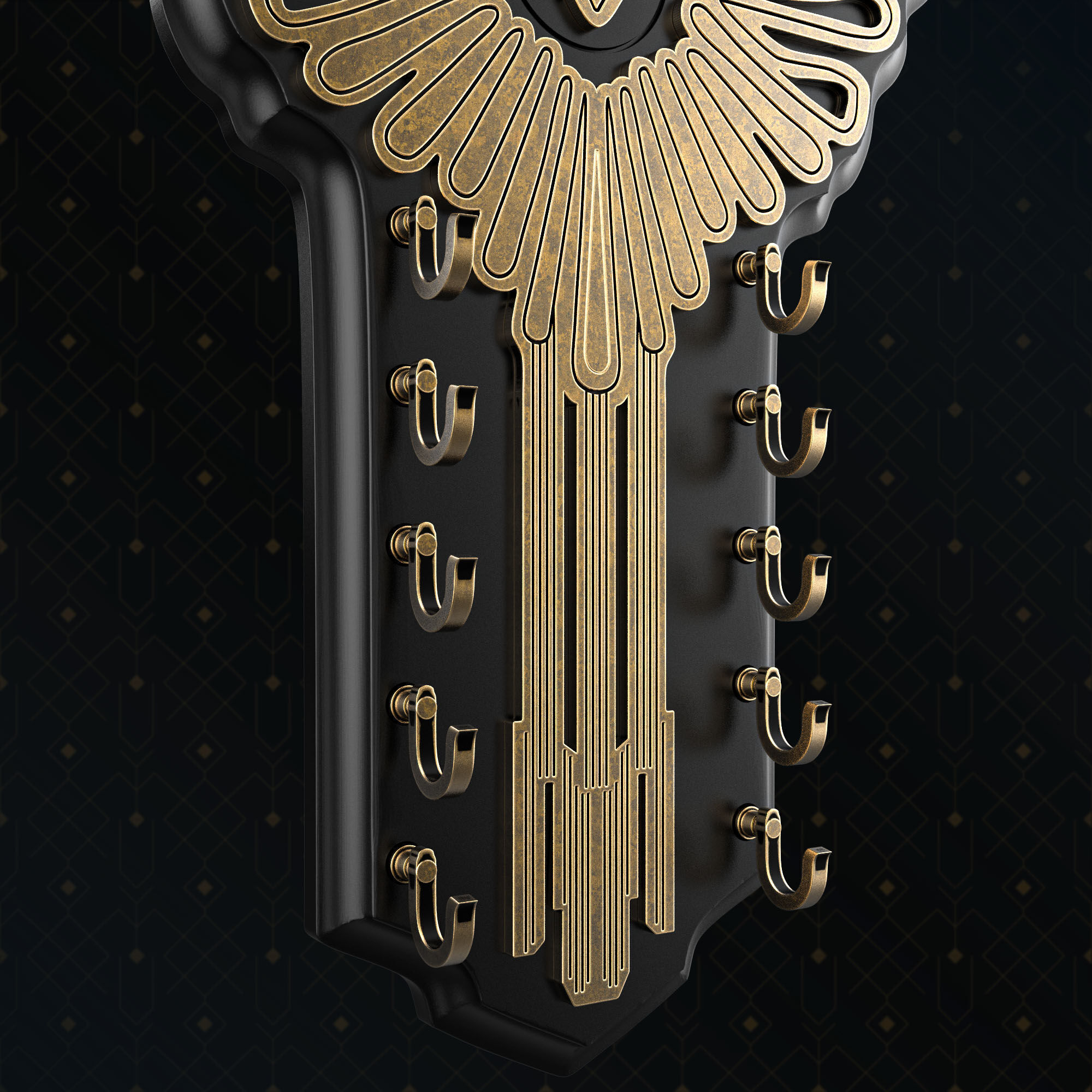 Fantastic Wands Display - Only Display - MACUSA Inspired 3D print model_4