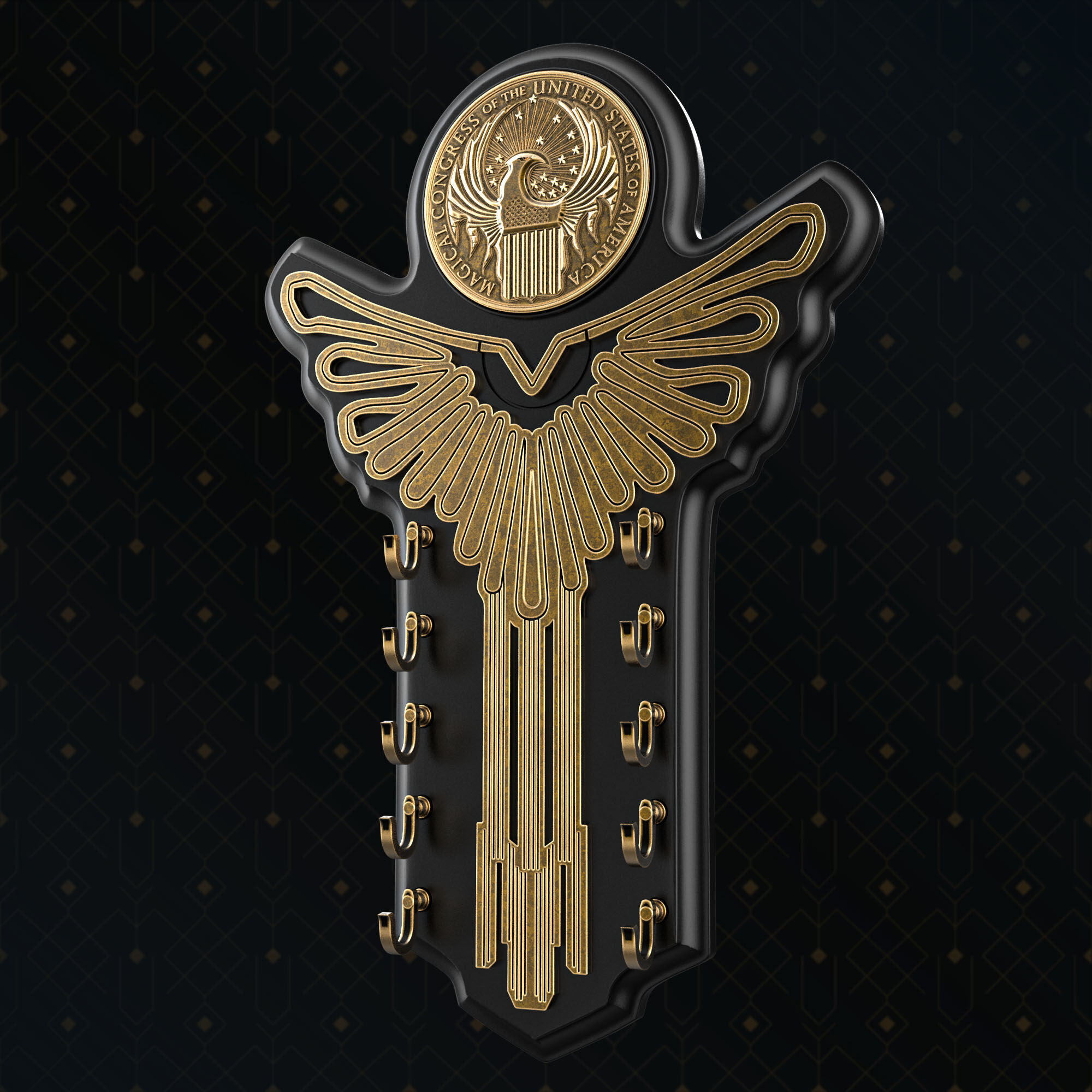 Fantastic Wands Display - Only Display - MACUSA Inspired 3D print model_1