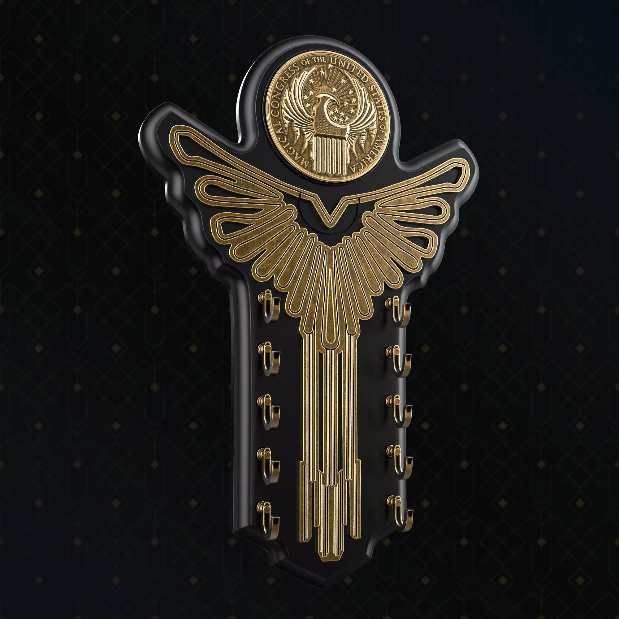 Fantastic Wands Display - Only Display - MACUSA Inspired 3D print model_0