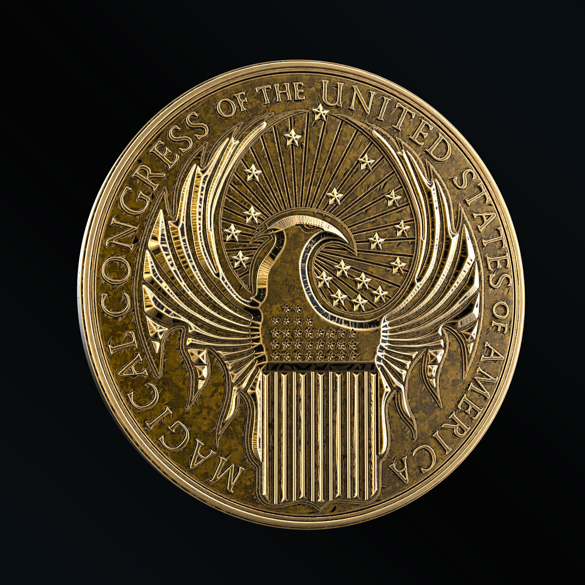 Fantastic Wands Display - Only Display - MACUSA Inspired 3D print model_17