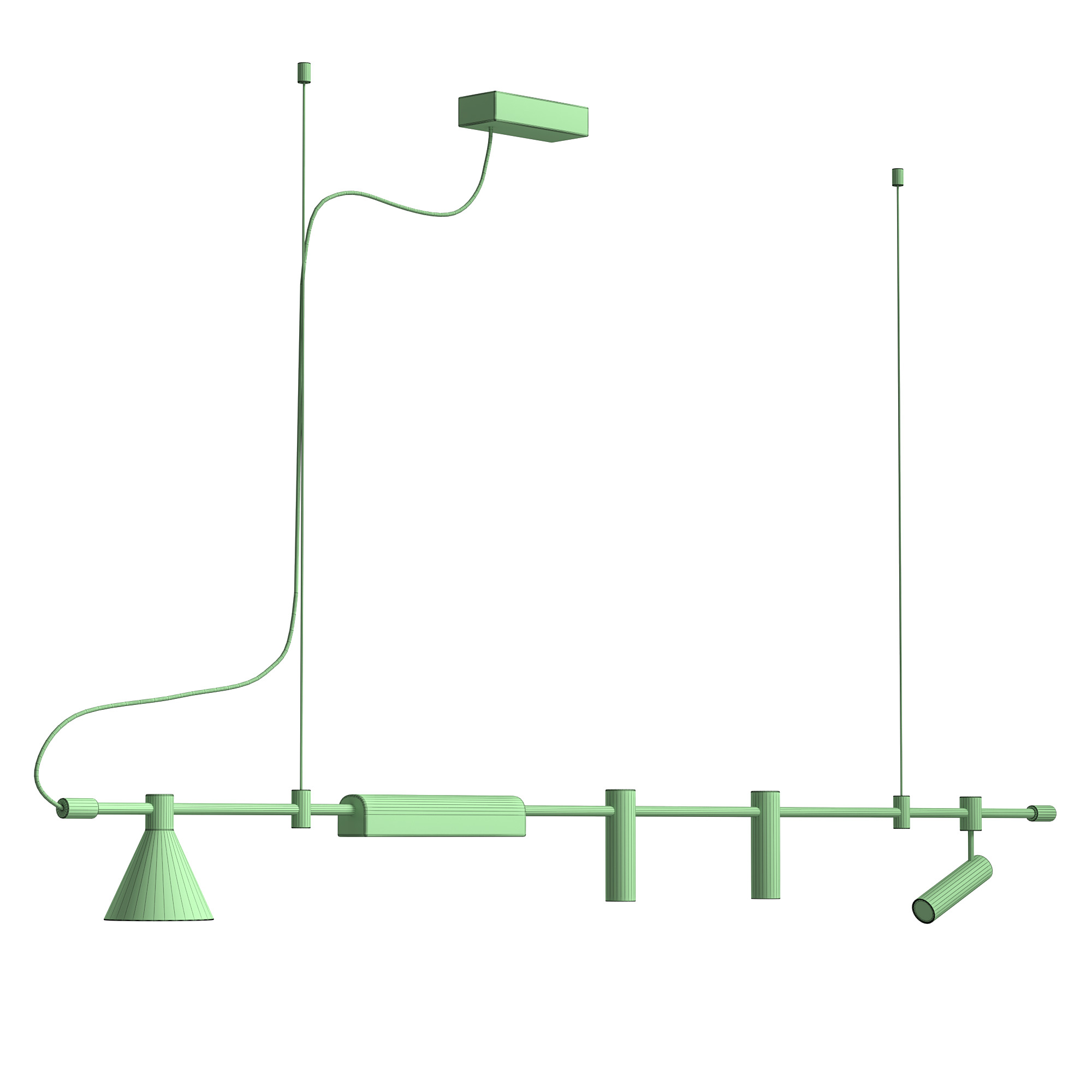 Chandelier THE MODERN by Romatti 115 3D model_2