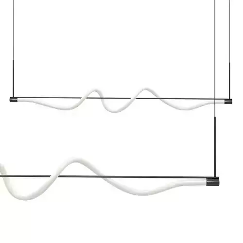 Cursive LED Linear Pendant