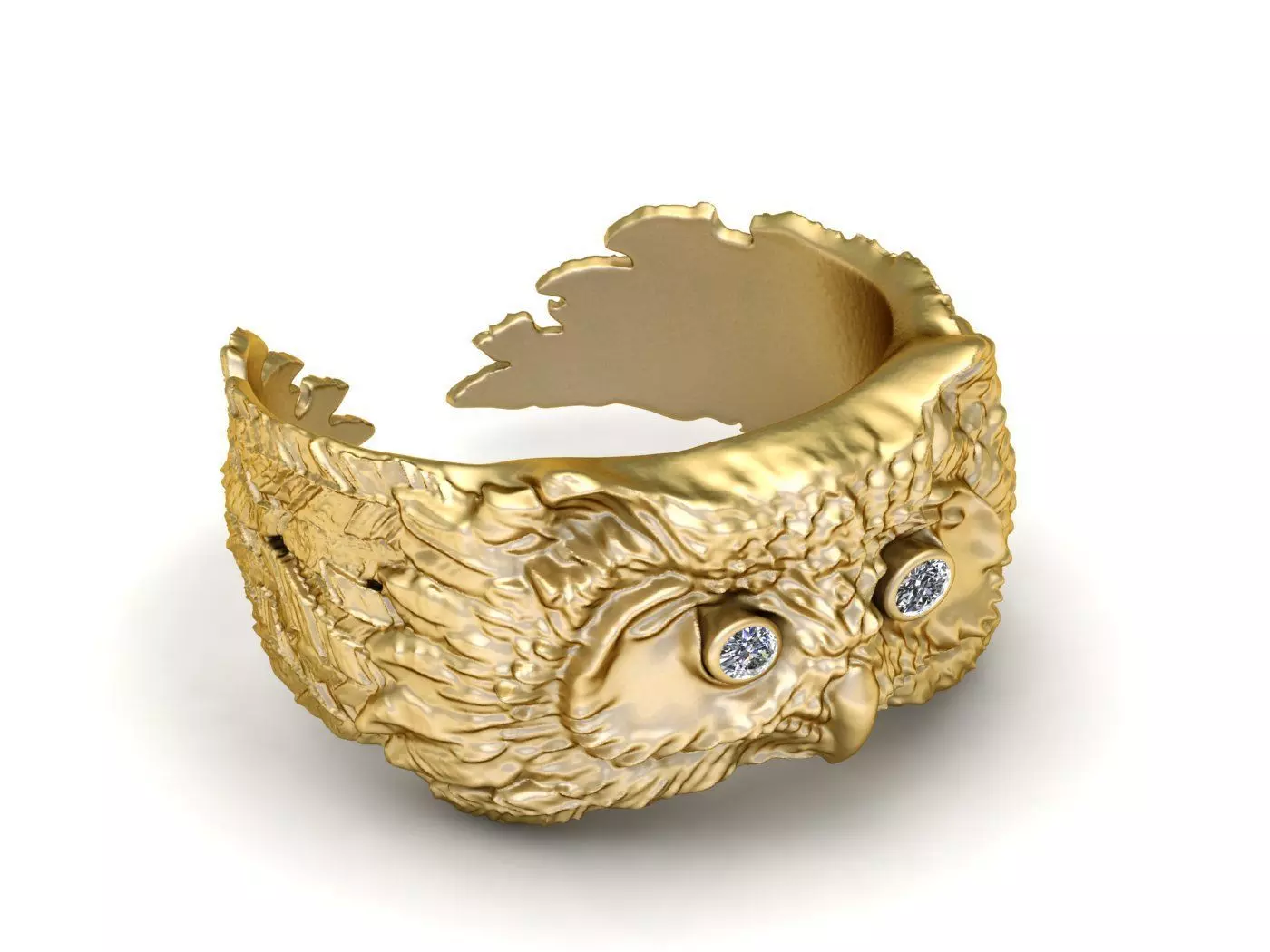 EAGLE DANGEROUS RING 3D PRINTABLE MODEL 3D print model