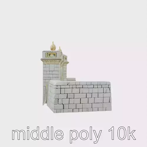 Golden Gate Kiev Medieval Fortress Model