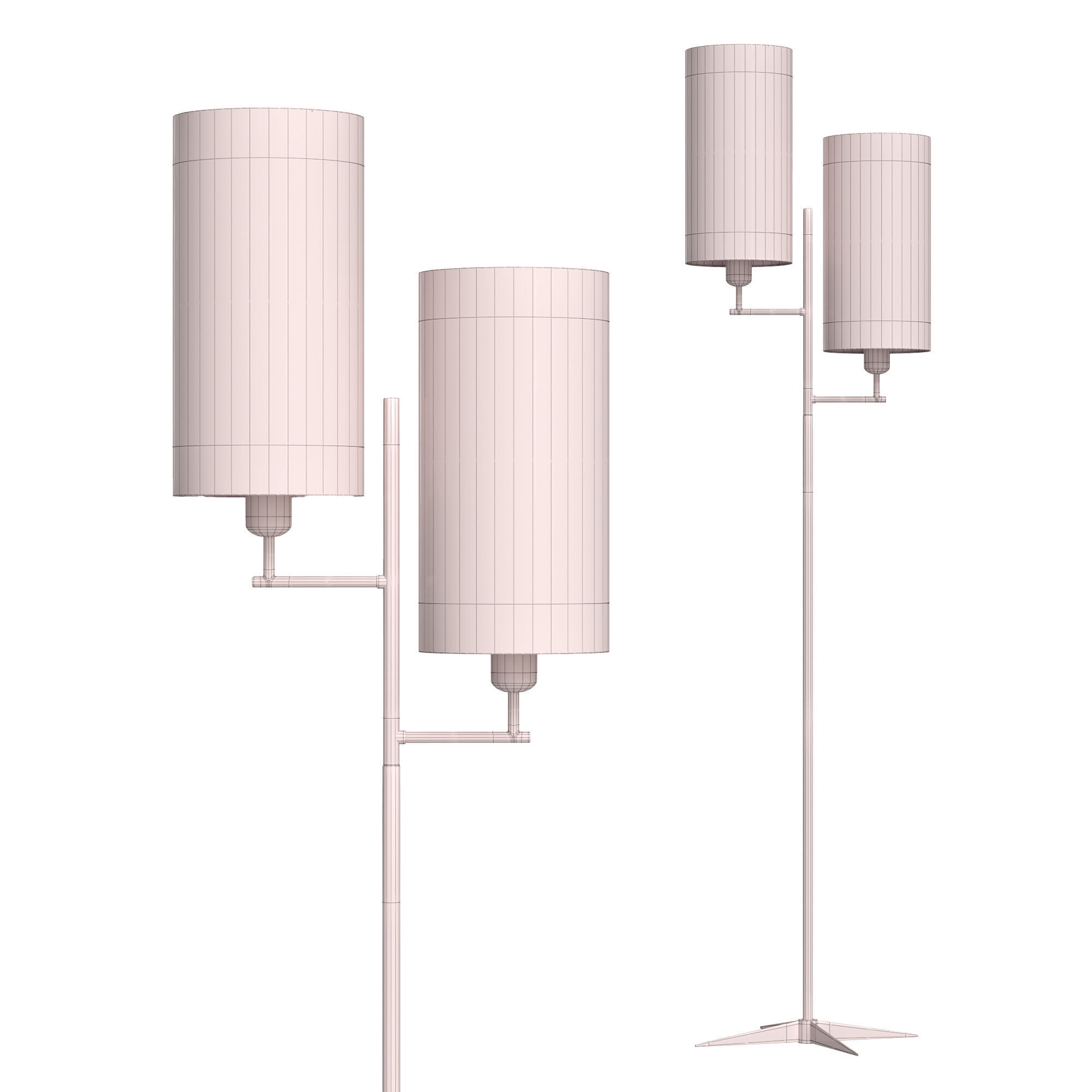 Davis Floor Lamp 3D model_2