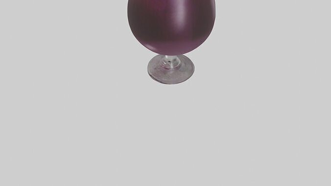 Grape juice model Low-poly 3D model 6