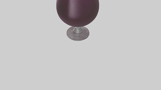 Grape juice model Low-poly 3D model 4
