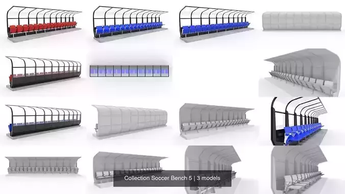 Collection Soccer Bench 5