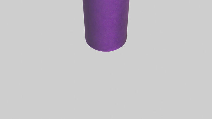 Grape soda model Low-poly 3D model 5