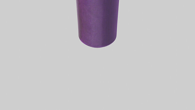 Grape soda model Low-poly 3D model 4