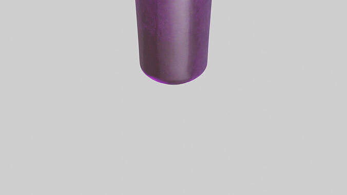 Grape soda model Low-poly 3D model 6