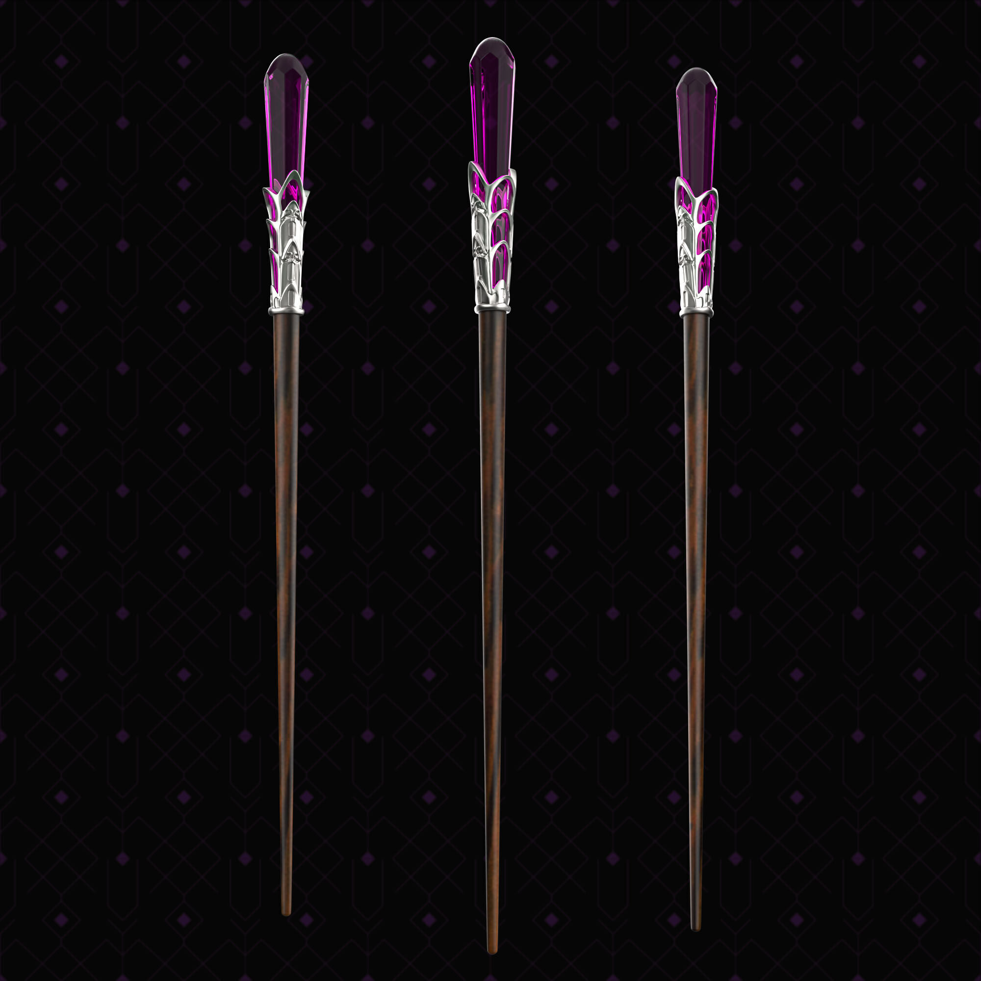 Seraphina Picquery Wand - Fantastic Beasts Inspired 3D print model_1