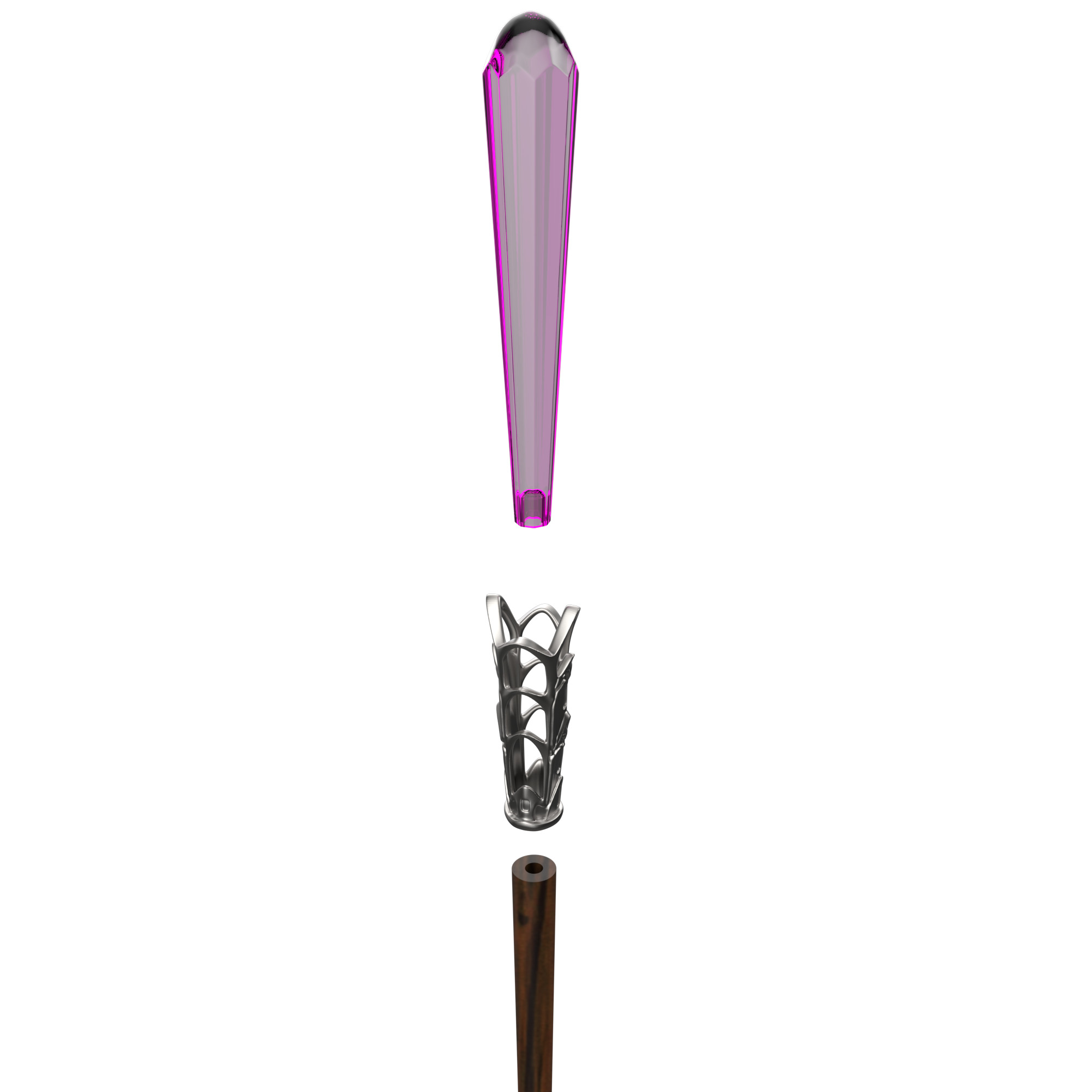 Seraphina Picquery Wand - Fantastic Beasts Inspired 3D print model_15