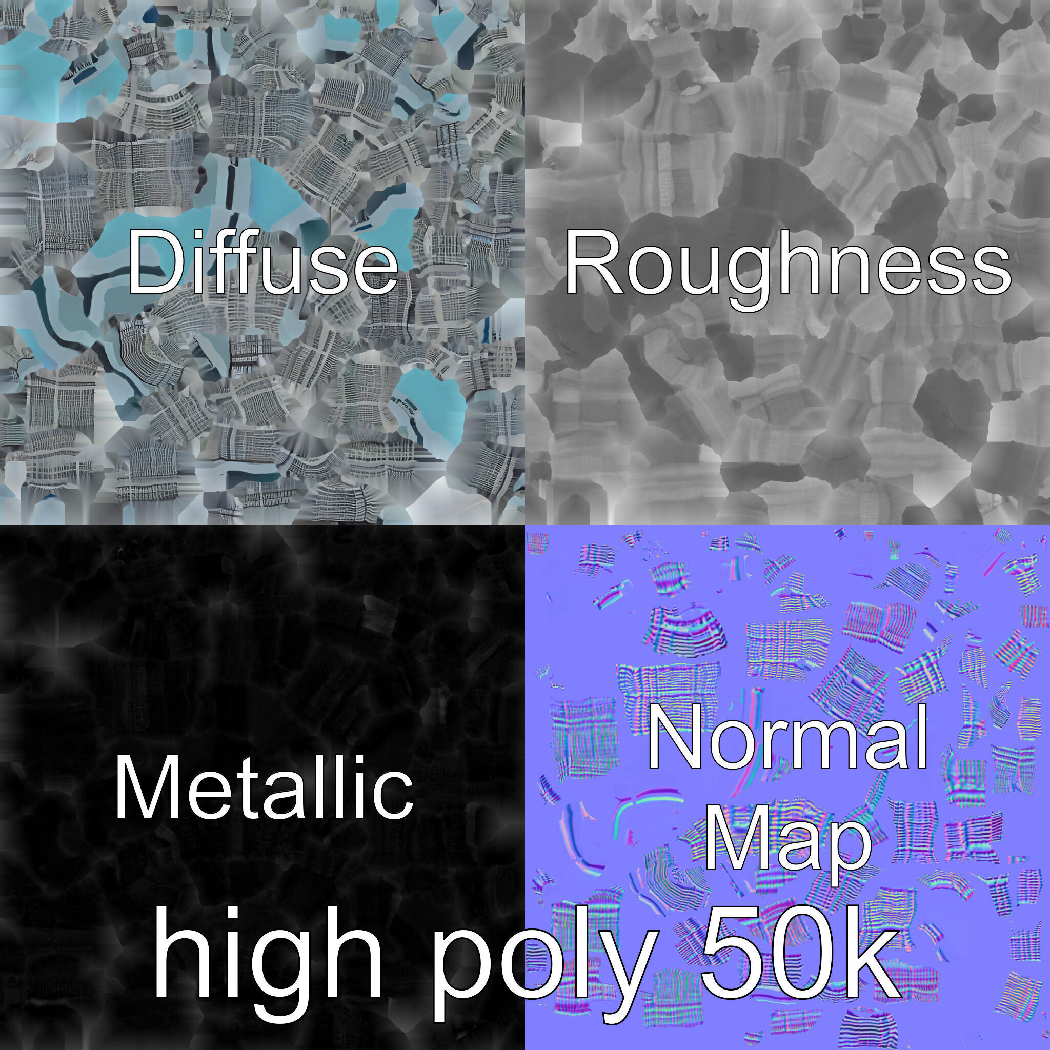 Burj Khalifa Tower Architectural Model Low-poly 3D model_27